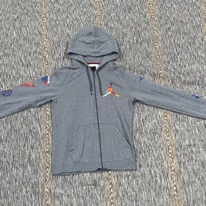 Jordan Gray Lightweight Hoodie Jacket